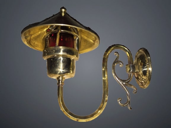Victorian Style Brass Wall Light