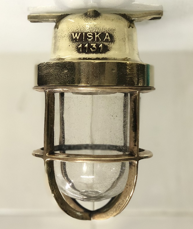 Reclaimed Antique Wiska Wall Mount Marine Light